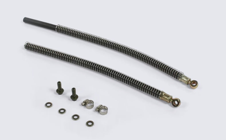 Durites radiateur 350mm 450mm banjo 8mm