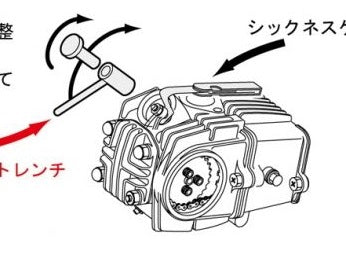 Outil de réglage de jeu aux soupapes