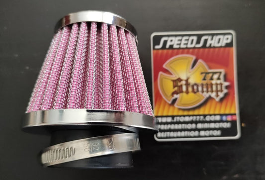 Filtre à air alu Takegawa rond - 35 mm