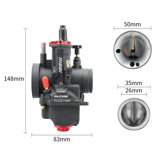 Carburateur PWK26YJ NIBBI
