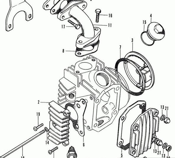 Culasse moteur daytona anima