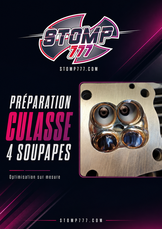 Préparation culasse 4 soupapes