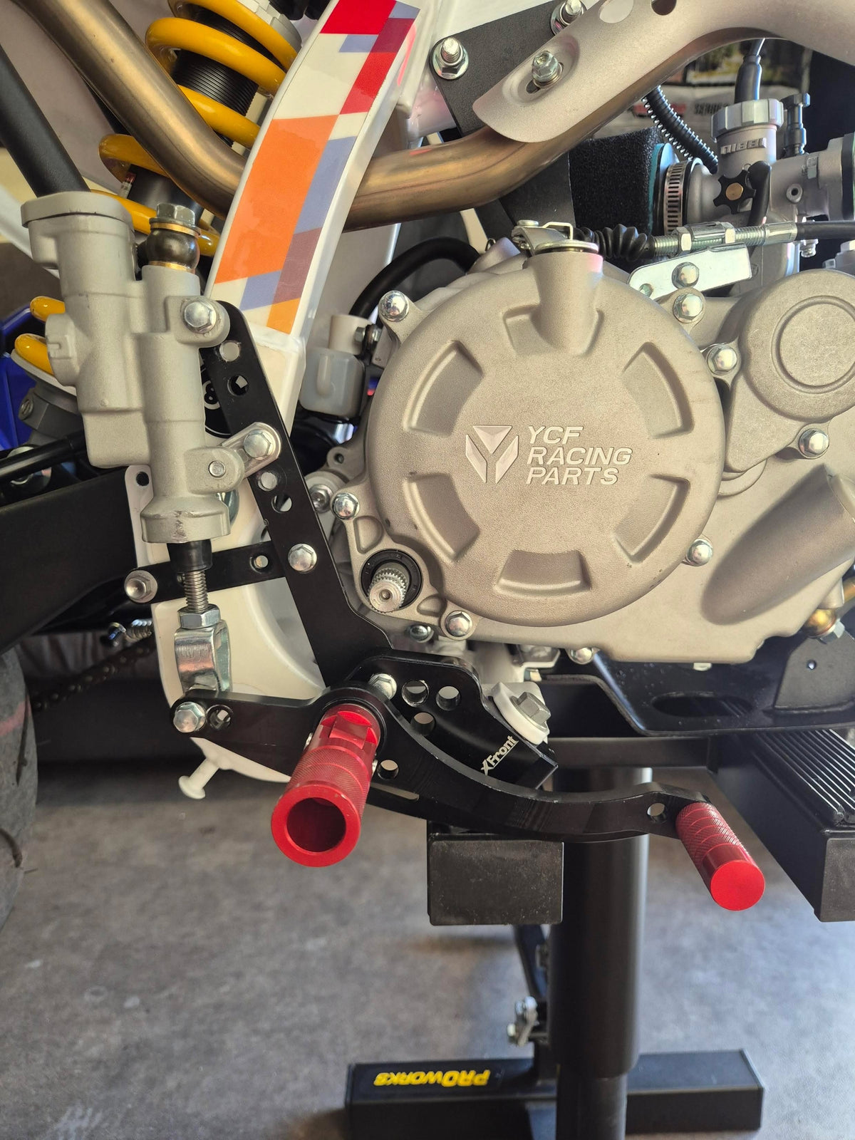 Kit commande reculées pour support cales pieds standards
