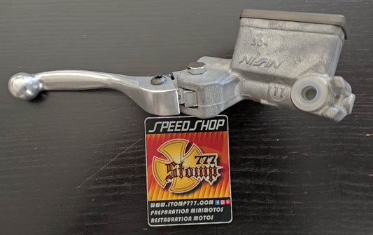 Maître-cylindre de frein Off-road Ø11 argent Nissin MCB-11MXR