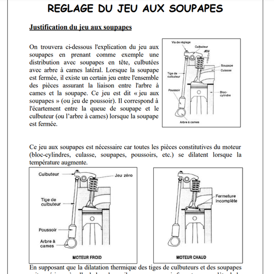 Formation entretien courant