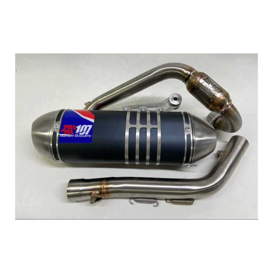 Echappement Scalvini Racing by Mini107 single alu pour YCF châssis pilote-F