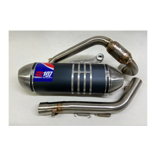 Echappement Scalvini Racing by Mini107 single alu pour YCF châssis pilote-F